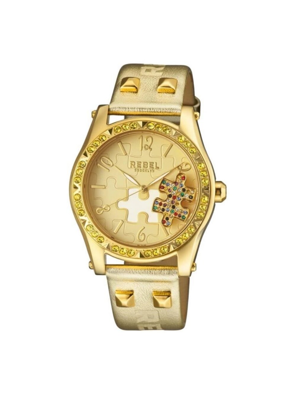 NWT Rebel Gravesend Gold Dial Ladies Watch